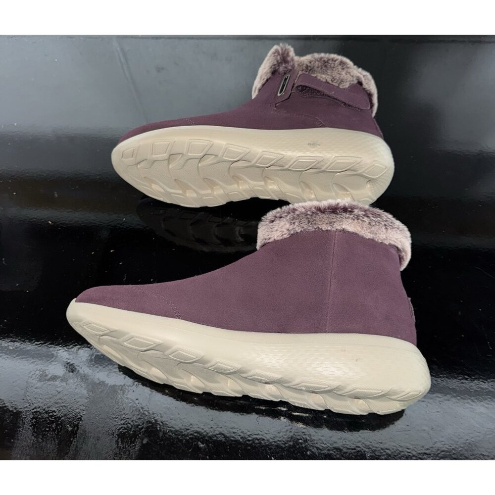 Skechers On The Go City 2 Cuddle Up Womens Faux Fur Lined Winter Boots Size 9.5 - Picture 6 of 8